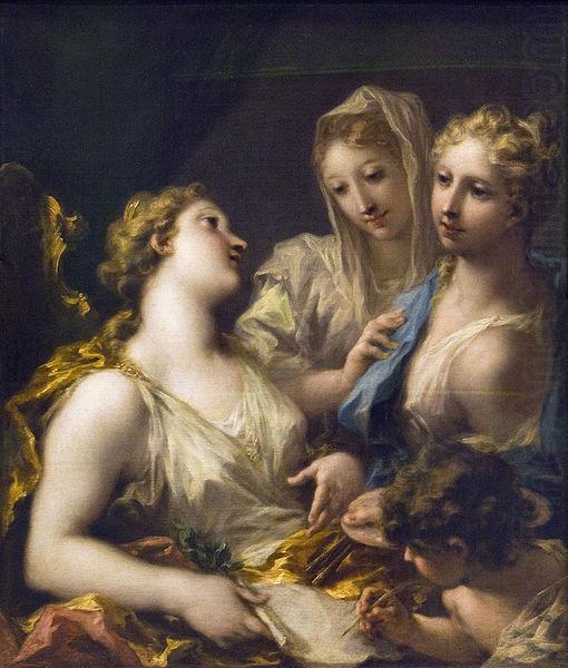 La Modestie presentant la Peinture a l'Academie, Giovanni Antonio Pellegrini